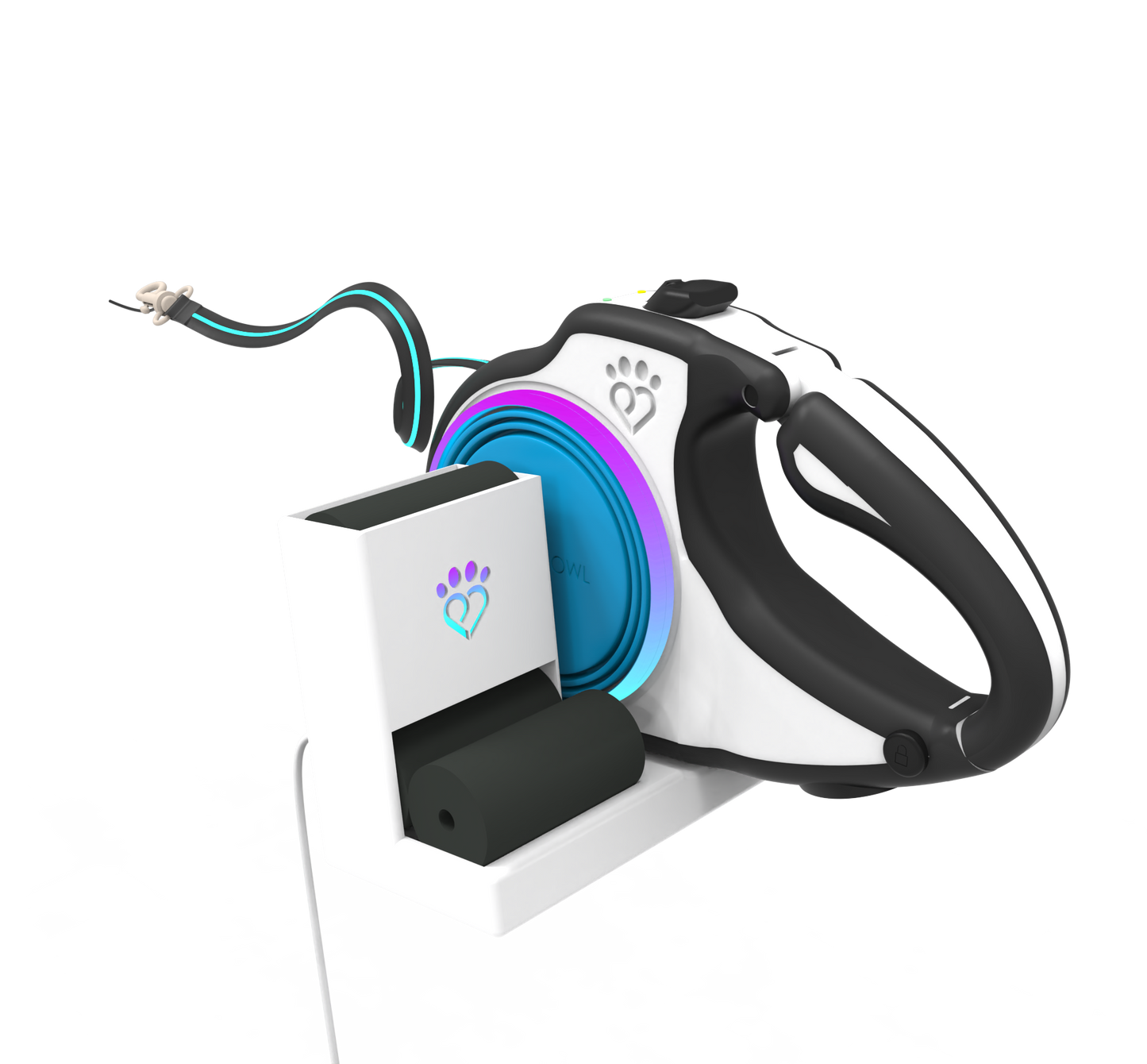 World’s First Charging Leash – Power Up Your Pet’s Tech on the Go!