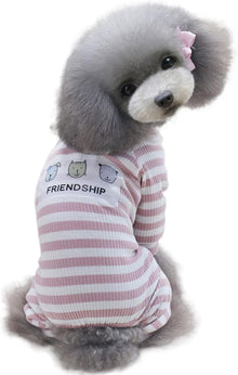 Dogs PJS Clothes for Small Dogs Girl Puppy Pajamas Long Sleeved Onsie Warm Coats Jumpers Outfits