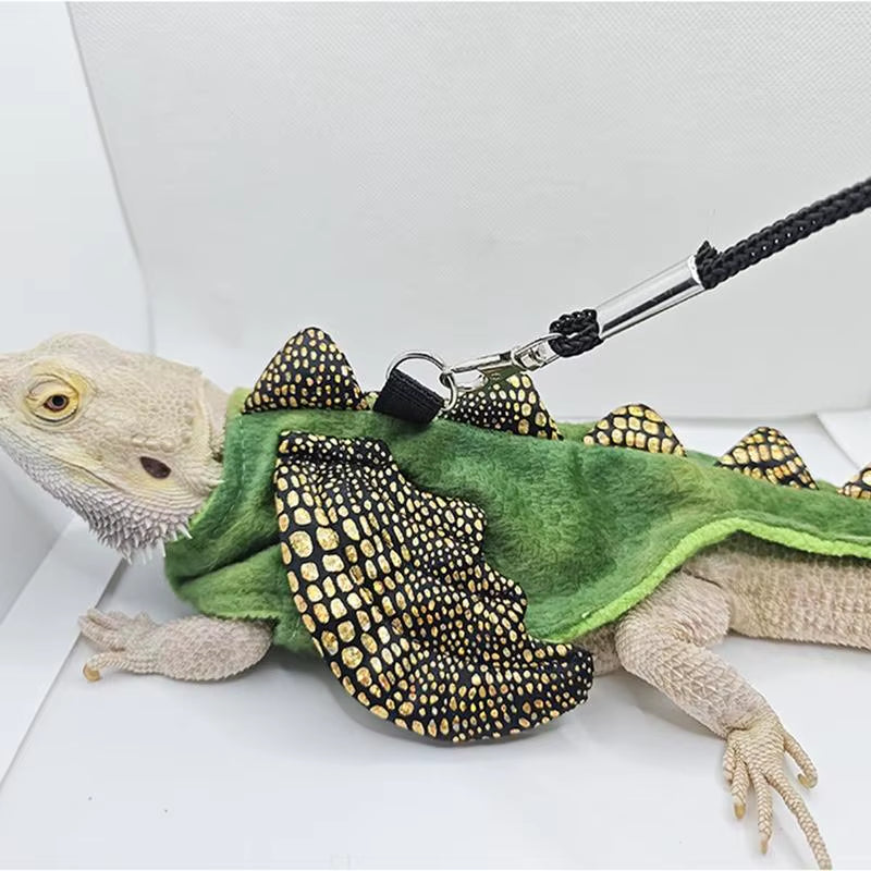 Lizard Traction Rope Reptile Bearded Dragon Harness Leash Cosplay Props Halloween Costume for Lizards Rabbits Other Pet Supplies