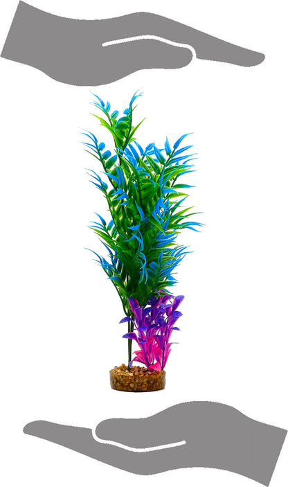 Maidenhair Fern Aquarium Plant Decoration - Bright Colors