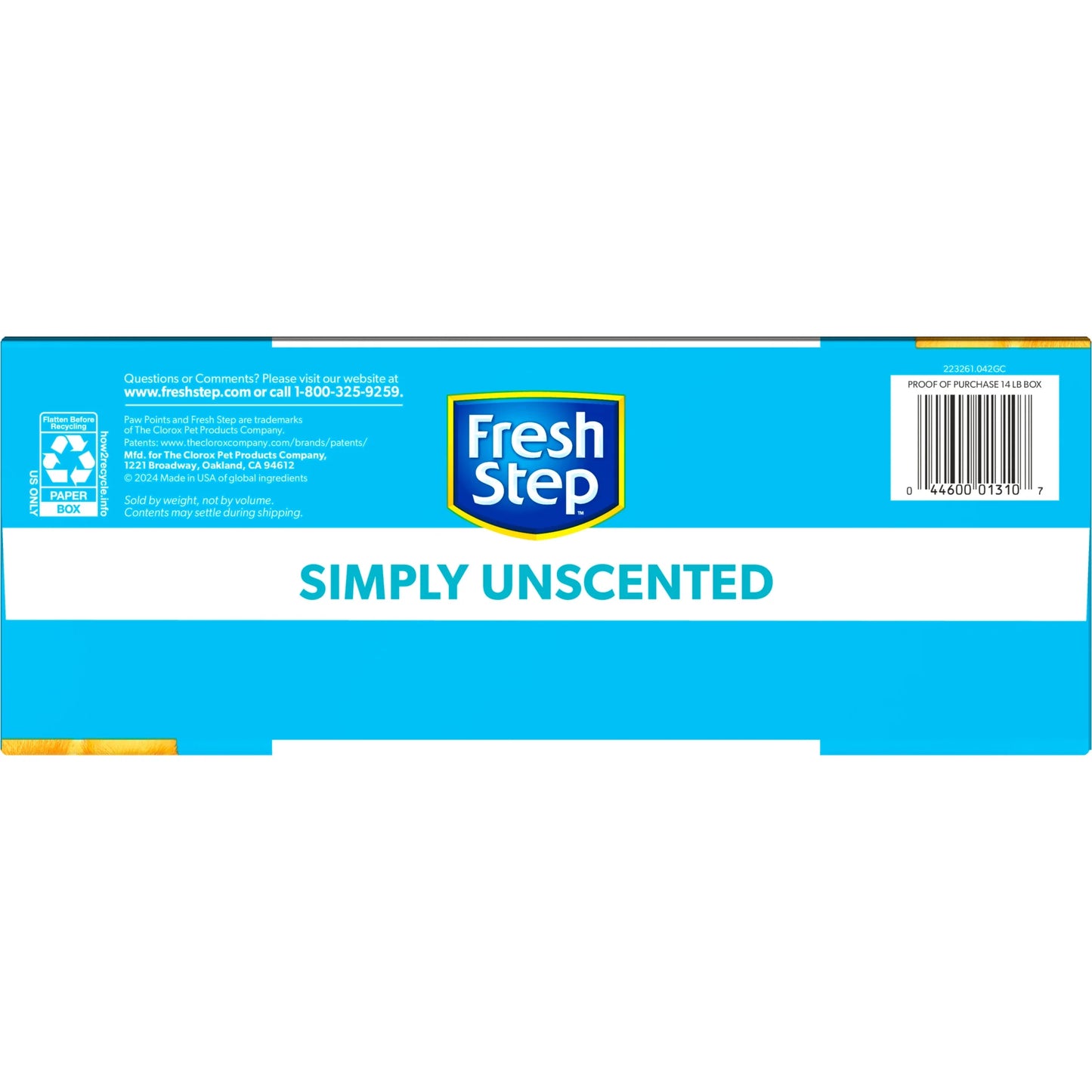 Simply Unscented Clumping Cat Litter, 14 Lbs